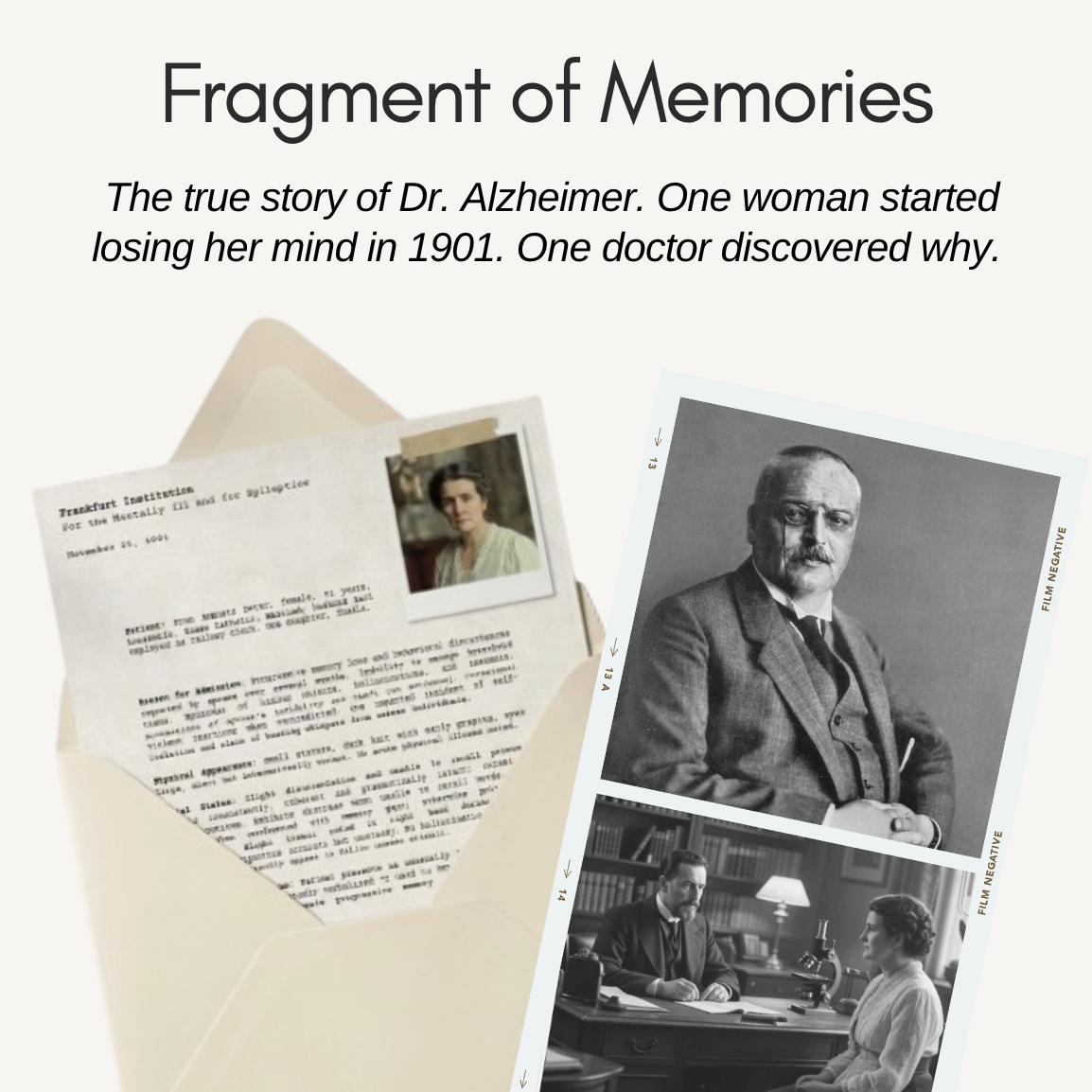 Forever Post Fragments of Memory handwritten letter detail